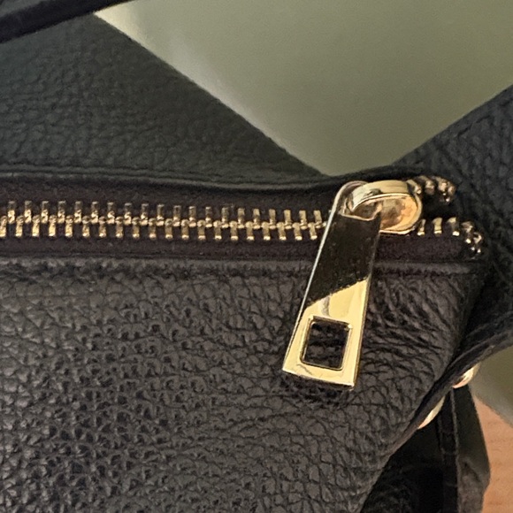 Vera Pelle Black Leather Shoulder Bag - Picture 5 of 8